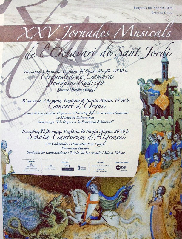 XXV Jornades Musicals de l'Octavari de Sant Jordi (2004)