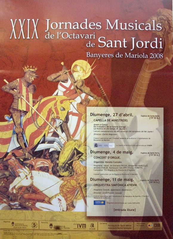 XXIX Jornades Musicals de l'Octavari de Sant Jordi (2008)