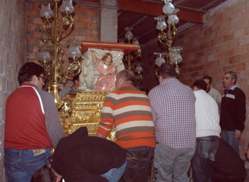 2011-04-26, Os preparativos para a festa de Sant Jordi