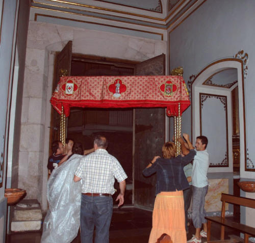 2008-09-08, Preparativos para las fiestas de la Reliquia