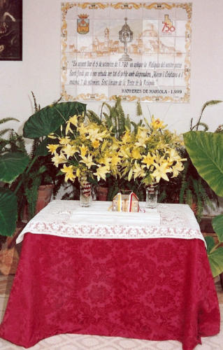 2003-09-07, Chegada da segunda relíquia de São Jorge
